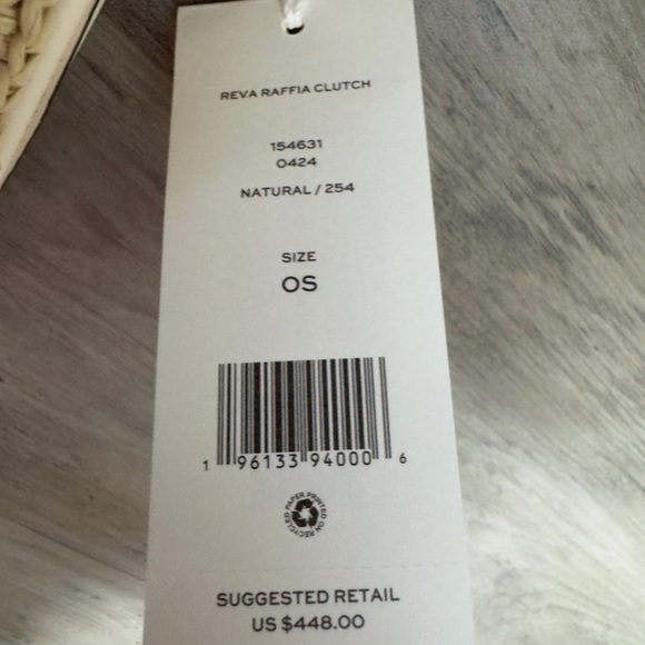 Tory Burch Reva Tan Crossbody Bag with Woven Design Retail $448 - Picture 6 of 9